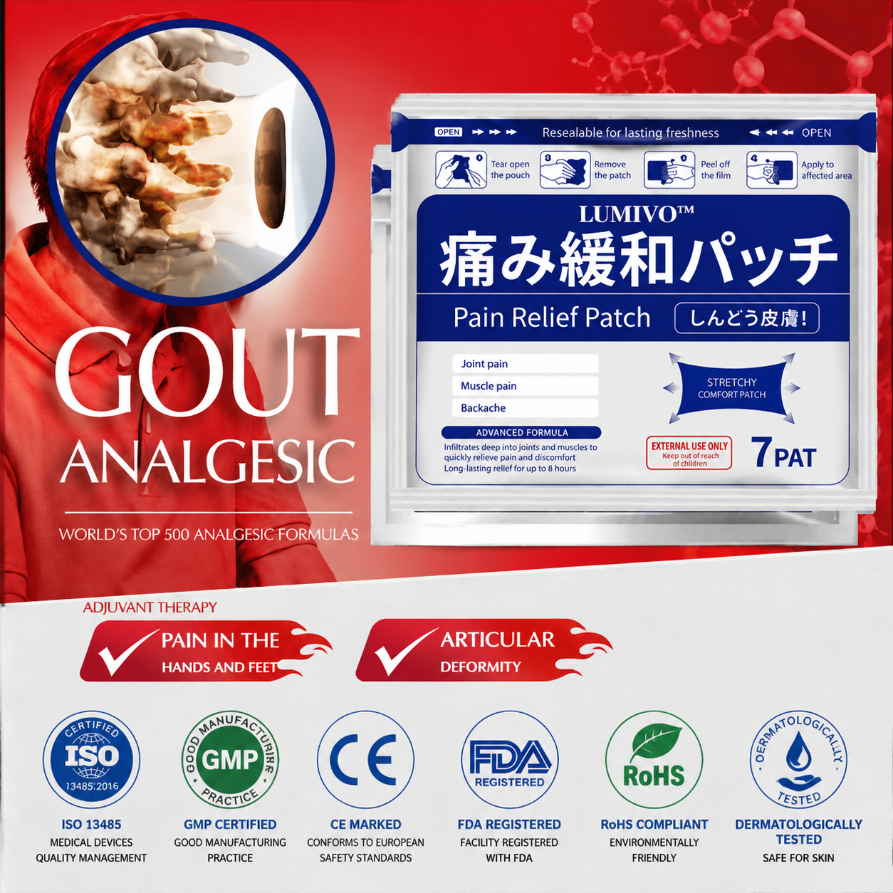 🌿Natural Herbal Pain Relief Patches