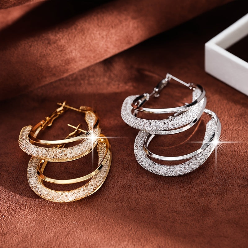 ⭐Lymphatic fashion Oval Earrings 🔥New Year Mega Sale, Limited Time Offer, Up to 80% Off🔥