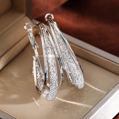 ⭐Lymphatic fashion Oval Earrings 🔥New Year Mega Sale, Limited Time Offer, Up to 80% Off🔥