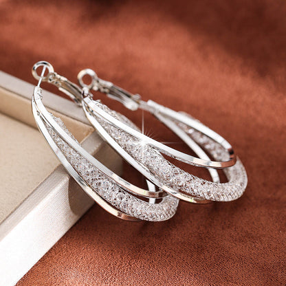 ⭐Lymphatic fashion Oval Earrings 🔥New Year Mega Sale, Limited Time Offer, Up to 80% Off🔥