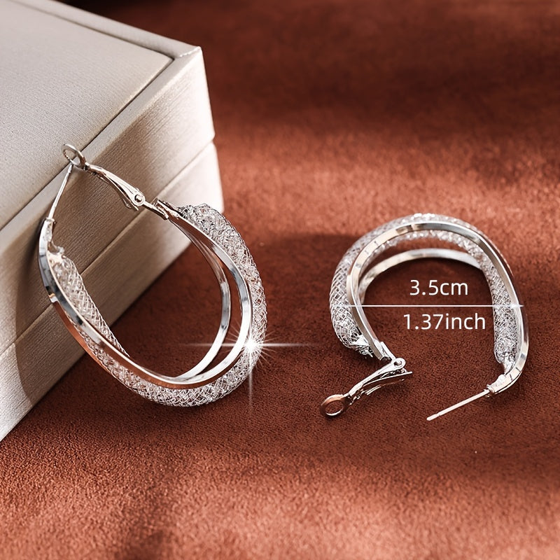⭐Lymphatic fashion Oval Earrings 🔥New Year Mega Sale, Limited Time Offer, Up to 80% Off🔥