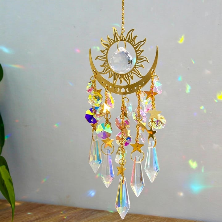 ✨Crystal Sun Catcher, lndoor Outdoor Decor for Window Bedroom Courtyard Garden☪️