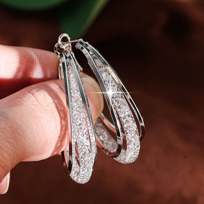 ⭐Lymphatic fashion Oval Earrings 🔥New Year Mega Sale, Limited Time Offer, Up to 80% Off🔥