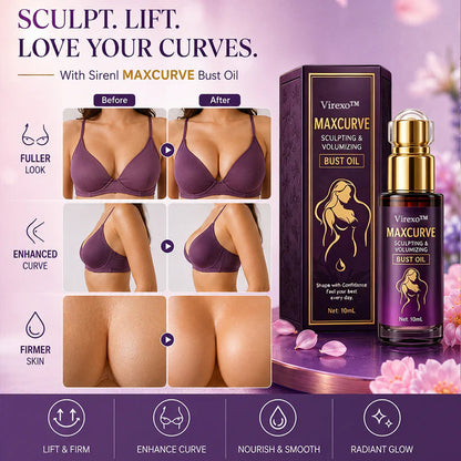 Virexo™ MaxCurve Multi-Zone Sculpting Oil – Lift, Volume & Curve for Bust & Butt