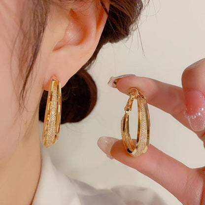 ⭐Lymphatic fashion Oval Earrings 🔥New Year Mega Sale, Limited Time Offer, Up to 80% Off🔥