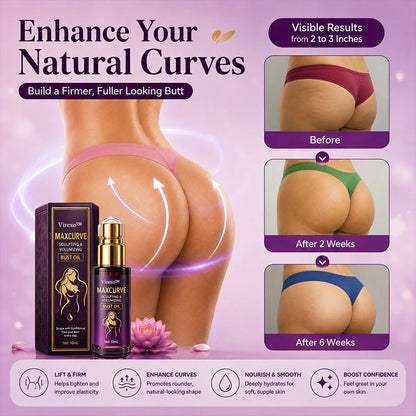 Virexo™ MaxCurve Multi-Zone Sculpting Oil – Lift, Volume & Curve for Bust & Butt