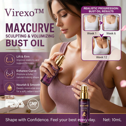 Virexo™ MaxCurve Multi-Zone Sculpting Oil – Lift, Volume & Curve for Bust & Butt