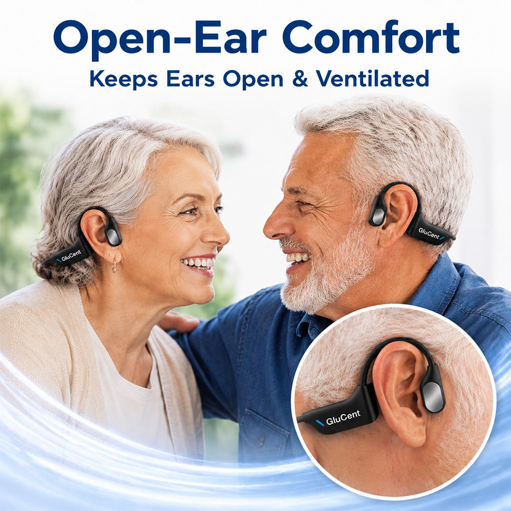 🌎Ends Today: 83% OFF!⏰🏆GluCent®  Bone Conduction Smart Hearing Headphones （Mayo Clinic Recommended）