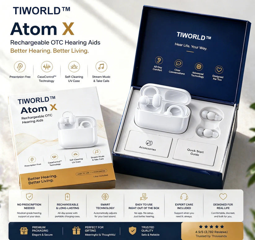 🔥 Today Only! 👂 Atom X Smart Hearing Aids — Hear Clearly, Feel Confident Again 💖🔊
