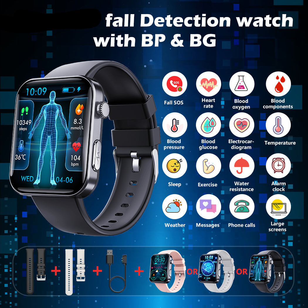 🔥Launch Special: 83% OFF💎2026 Edition Orinola™ PulseMax – Non-Invasive Glucose Smartwatch with Fall Detection🎁（Mayo Clinic Recommended）