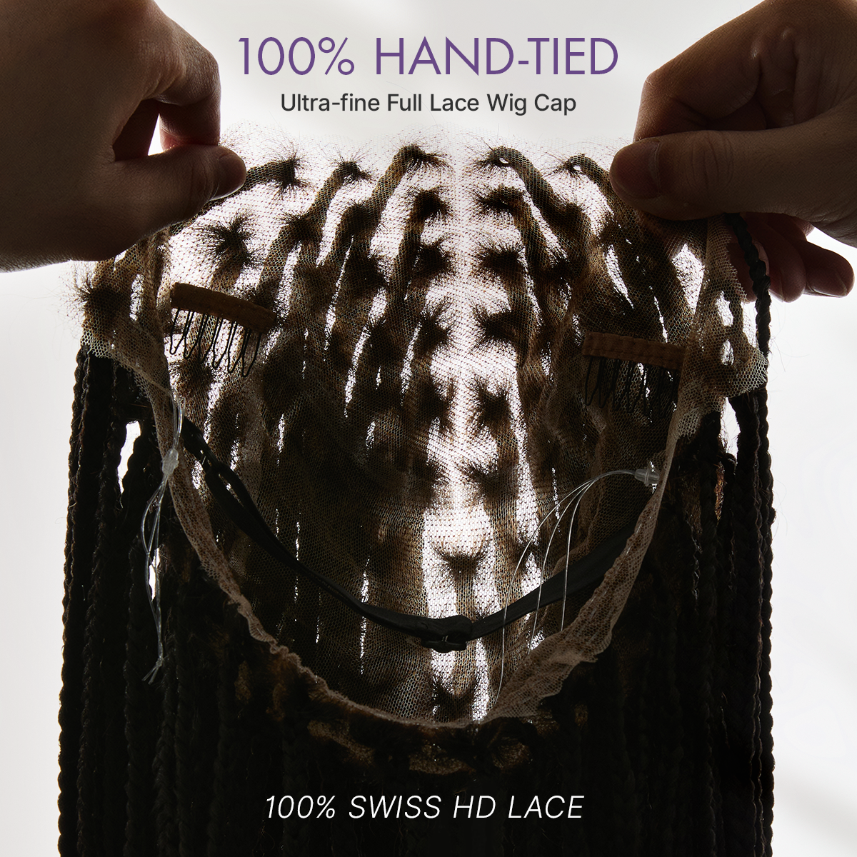 🔥Real Scalp Knotless Braided Wig – Lightweight Fit