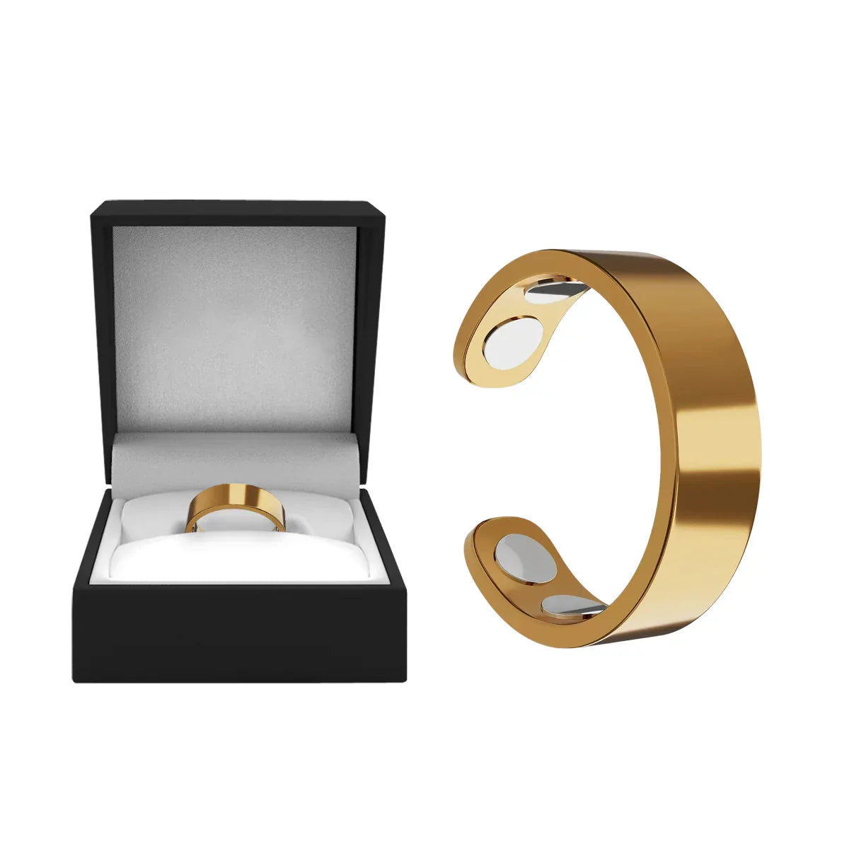 TIWORLD™ Magnetic Ring - Elegant Stainless Steel Ring - Magnet Rings