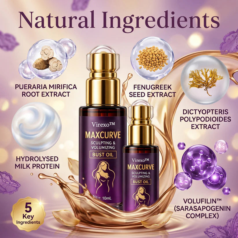 Virexo™ MaxCurve Multi-Zone Sculpting Oil – Lift, Volume & Curve for Bust & Butt