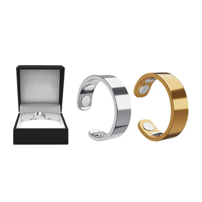 TIWORLD™ Magnetic Ring - Elegant Stainless Steel Ring - Magnet Rings