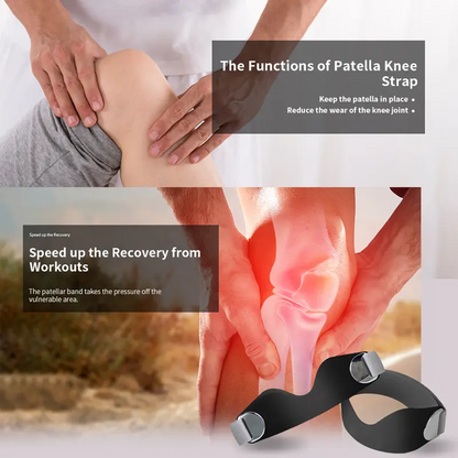QIAWI Silicone Patella Knee Strap for Pain Relief