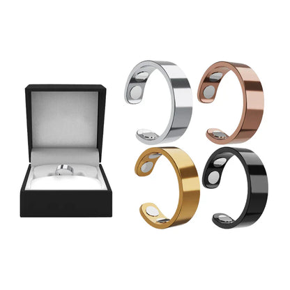 TIWORLD™ Magnetic Ring - Elegant Stainless Steel Ring - Magnet Rings