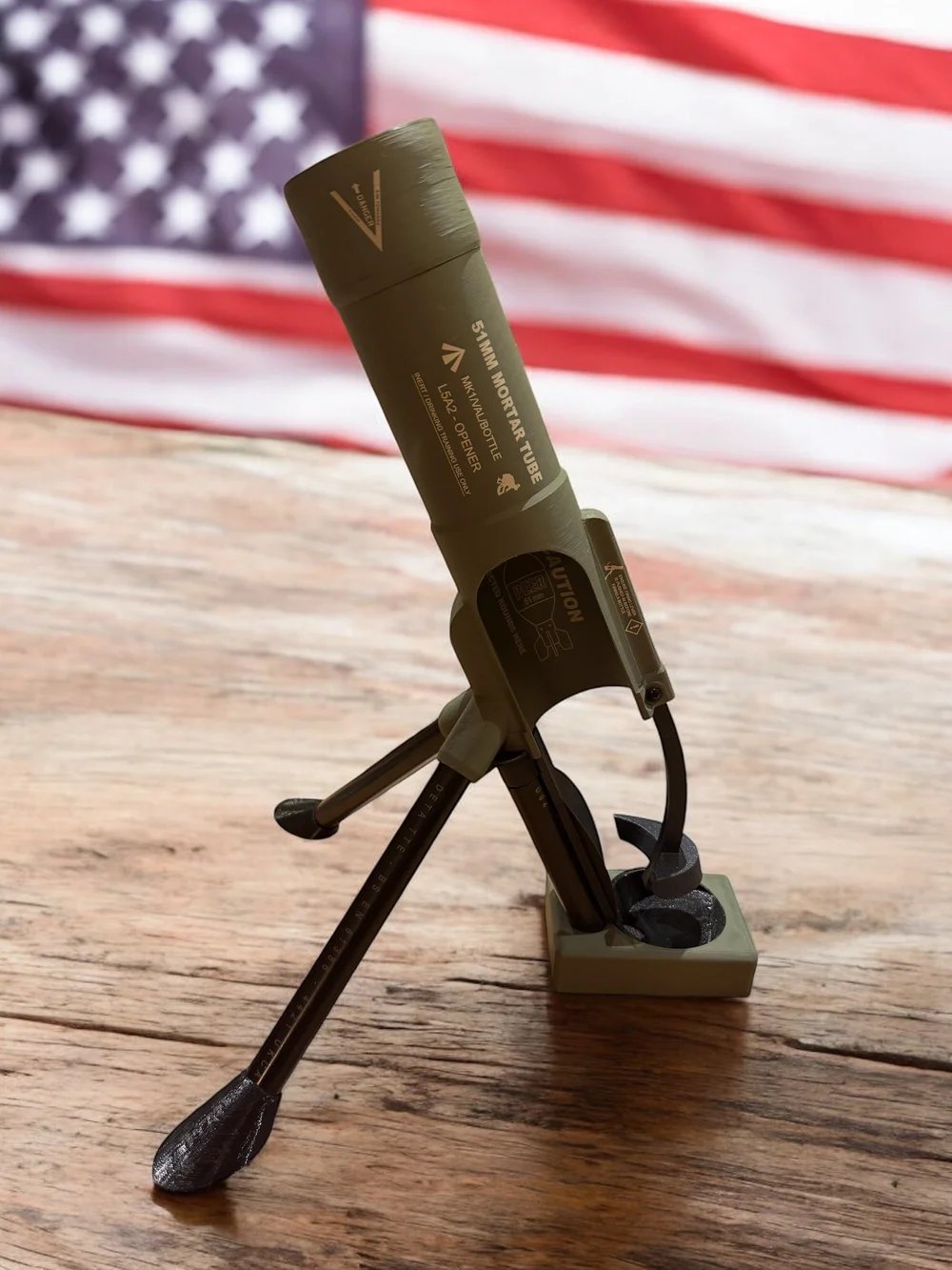 🚀 51mm Beer Bottle Mortar Bottle Opener 🍻Novelty Cap-Launching Desk & Bar Accessory🔥Buy 2 Free Shipping