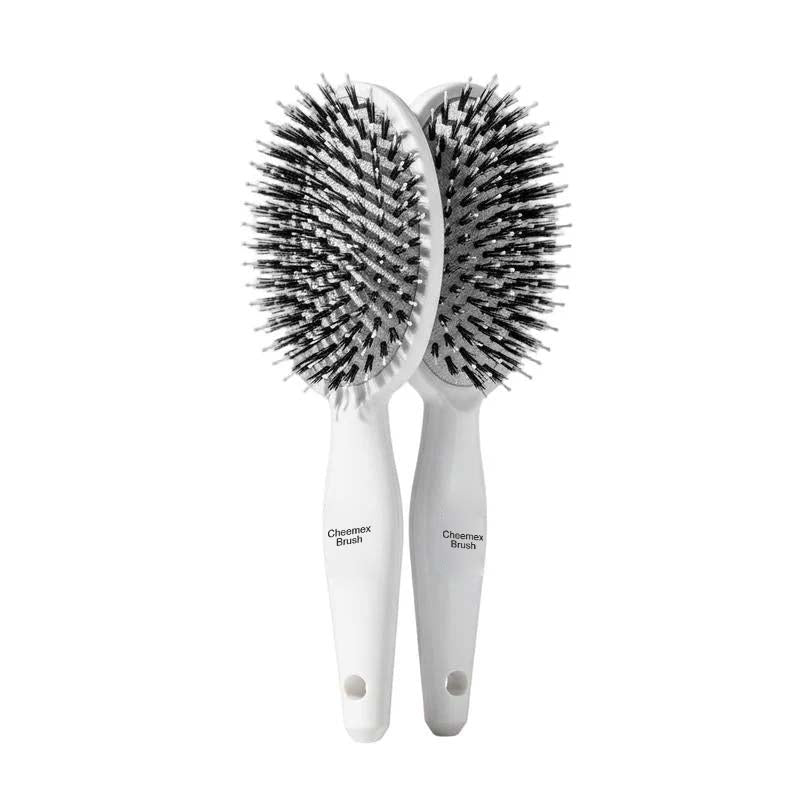 ✨🖤Viral World-Famous 5x Sold Out Paddle Brush -Cheemex® Boar Bristle Brush, Smoother, Stronger, Shinier Hair