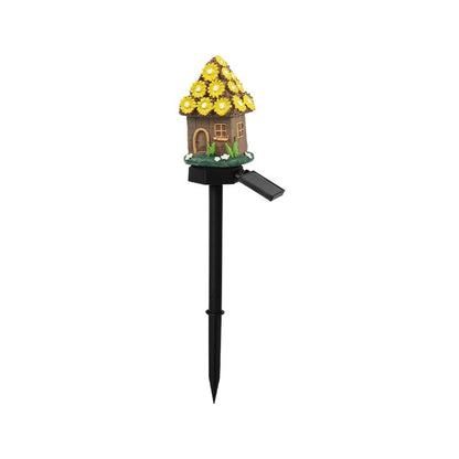 🍄Solar Fairy-Tale Mushroom Cottage Garden Light