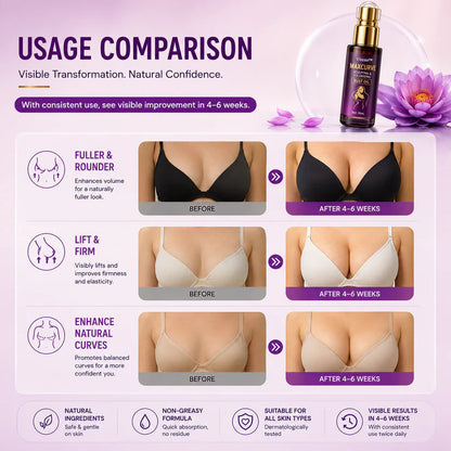 Virexo™ MaxCurve Multi-Zone Sculpting Oil – Lift, Volume & Curve for Bust & Butt