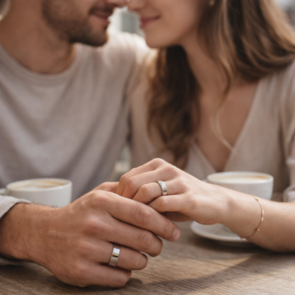 TIWORLD™ Magnetic Ring - Elegant Stainless Steel Ring - Magnet Rings