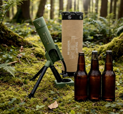 🚀 51mm Beer Bottle Mortar Bottle Opener 🍻Novelty Cap-Launching Desk & Bar Accessory🔥Buy 2 Free Shipping