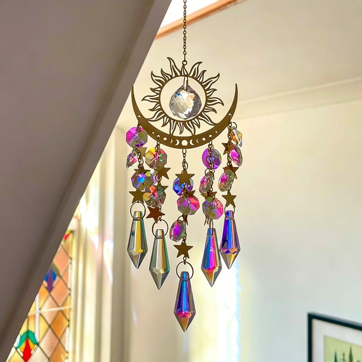✨Crystal Sun Catcher, lndoor Outdoor Decor for Window Bedroom Courtyard Garden☪️