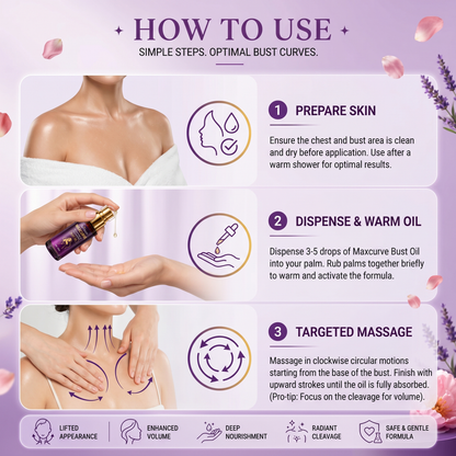 Virexo™ MaxCurve Multi-Zone Sculpting Oil – Lift, Volume & Curve for Bust & Butt