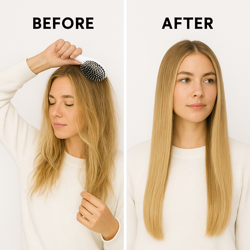 ✨🖤Viral World-Famous 5x Sold Out Paddle Brush -Cheemex® Boar Bristle Brush, Smoother, Stronger, Shinier Hair