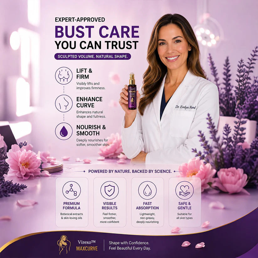Virexo™ MaxCurve Multi-Zone Sculpting Oil – Lift, Volume & Curve for Bust & Butt
