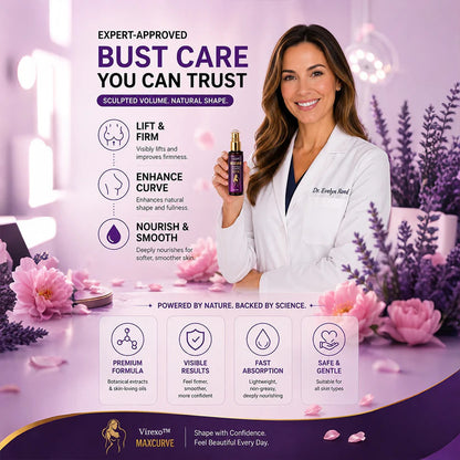 Virexo™ MaxCurve Multi-Zone Sculpting Oil – Lift, Volume & Curve for Bust & Butt