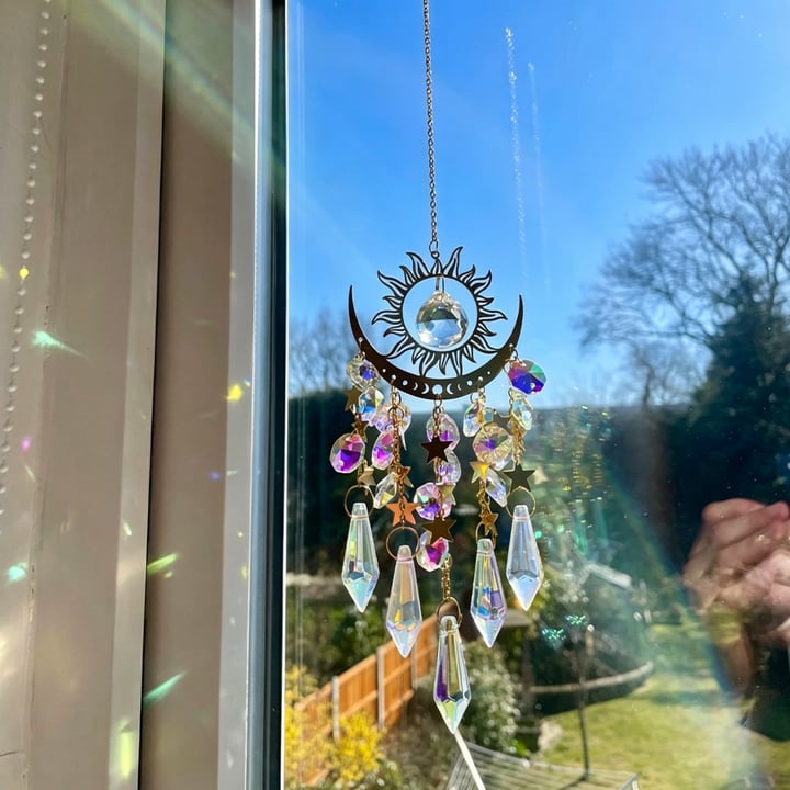 ✨Crystal Sun Catcher, lndoor Outdoor Decor for Window Bedroom Courtyard Garden☪️