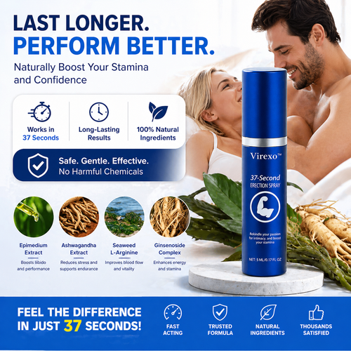 Virexo™ 37-Second Erection Spray🚀🚀 Instant Lift-Off