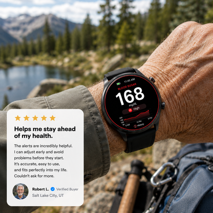 🎉 75% OFF Launch Offer🏆Alwrita™ GlucoWatch  99.13% Accuracy • Non-Invasive Technology