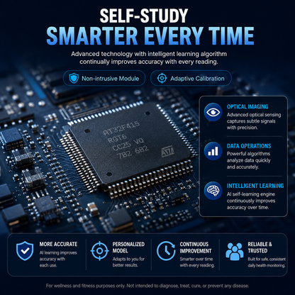 Aurora Tech™ Non-Invasive AI Blood Sugar Analyzer