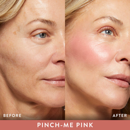 Lightweight Tinted Moisturizer+ Blush cream+ Wonder Brush