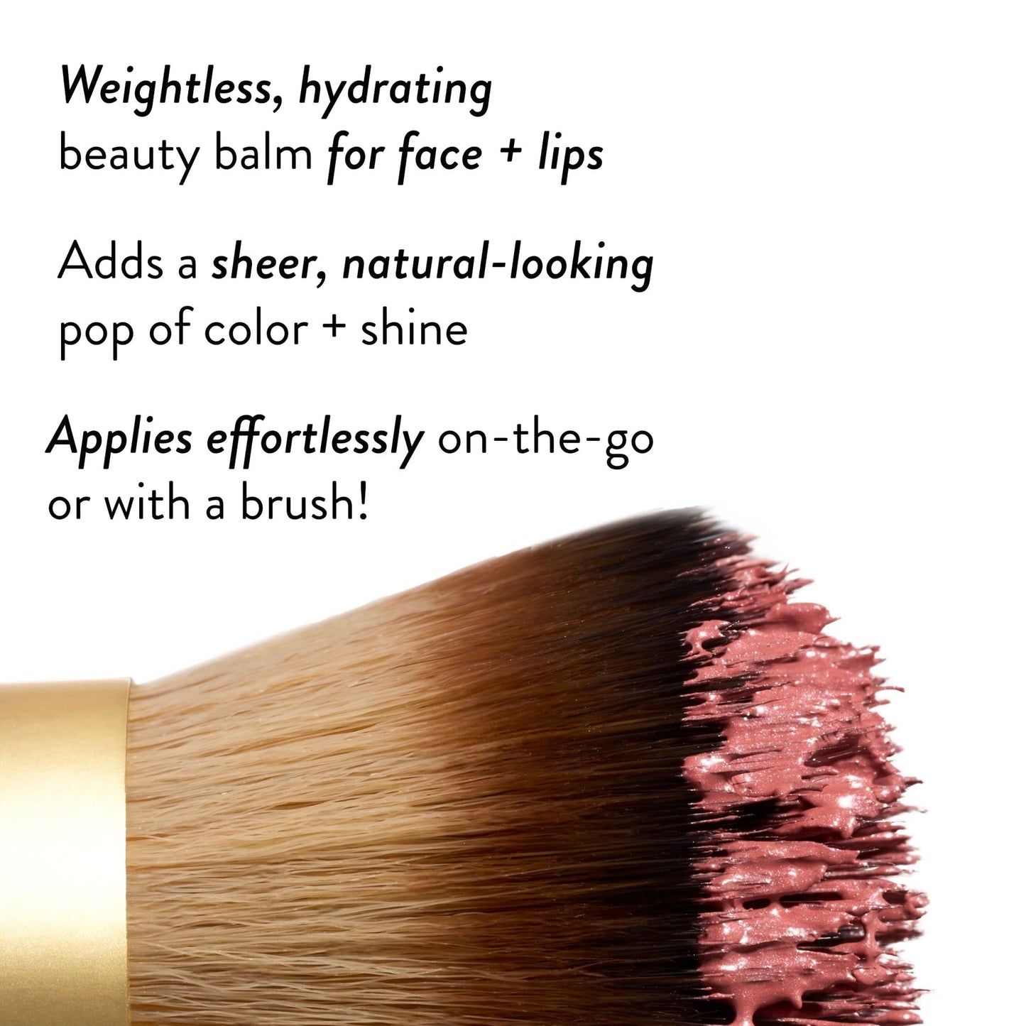 Lightweight Tinted Moisturizer+ Blush cream+ Wonder Brush