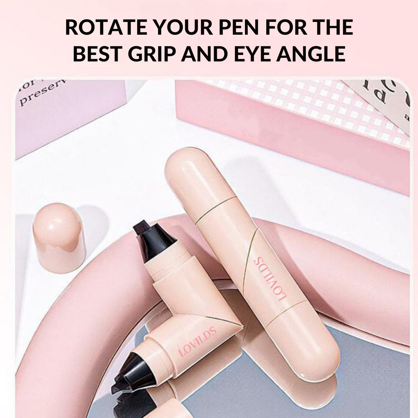 🌟 Can’t Get Even Wings? This Pen Creates a Perfect Cat-Eye in 1 Second