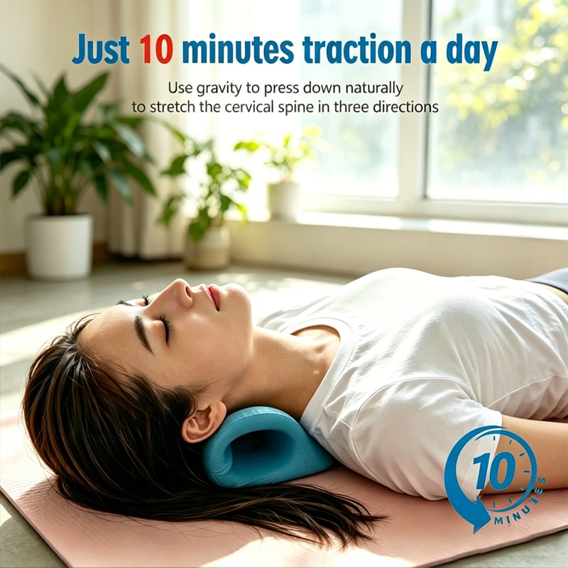 Neck Stretcher ,Neck Hump Corrector,Neck and Shoulder Relaxer Cervical Traction Device Pillow