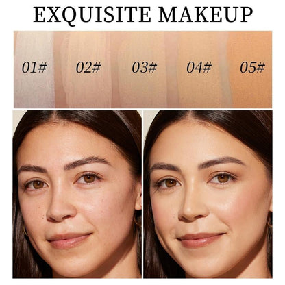 ✨NESLEMY Concealer Foundation Stick Double-Ended Brush