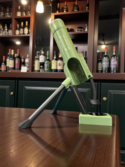 🚀 51mm Beer Bottle Mortar Bottle Opener 🍻Novelty Cap-Launching Desk & Bar Accessory🔥Buy 2 Free Shipping