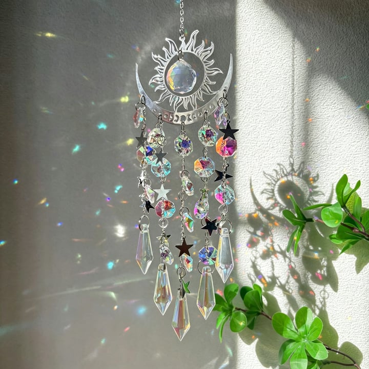 ✨Crystal Sun Catcher, lndoor Outdoor Decor for Window Bedroom Courtyard Garden☪️
