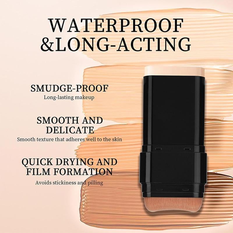 ✨NESLEMY Concealer Foundation Stick Double-Ended Brush