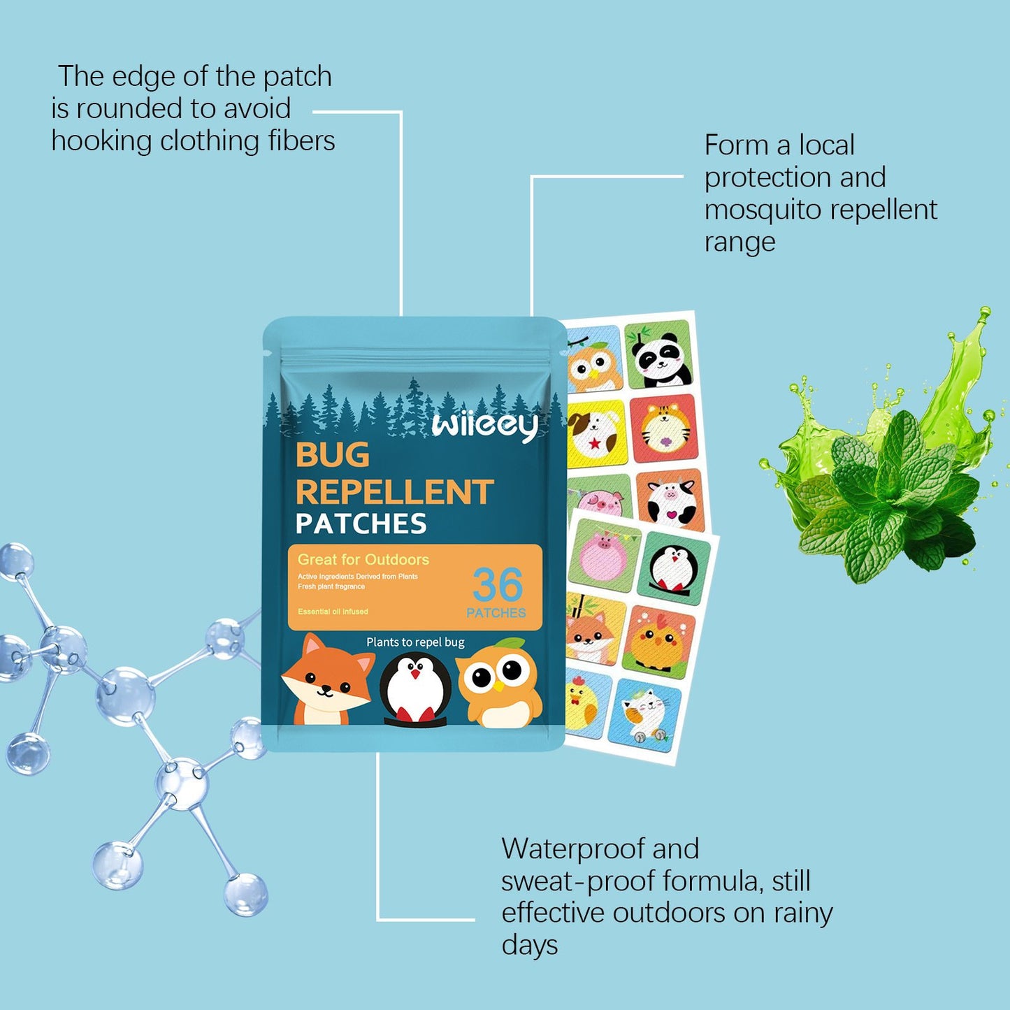 🌿Mosquito Repellent Patches 🦟