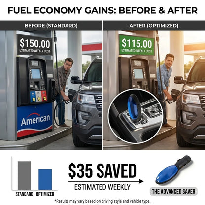 ⛽ Save 30% on fuel consumption, reduce exhaust emissions, lower engine carbon buildup, and improve engine performance. Upgraded car fuel saver.