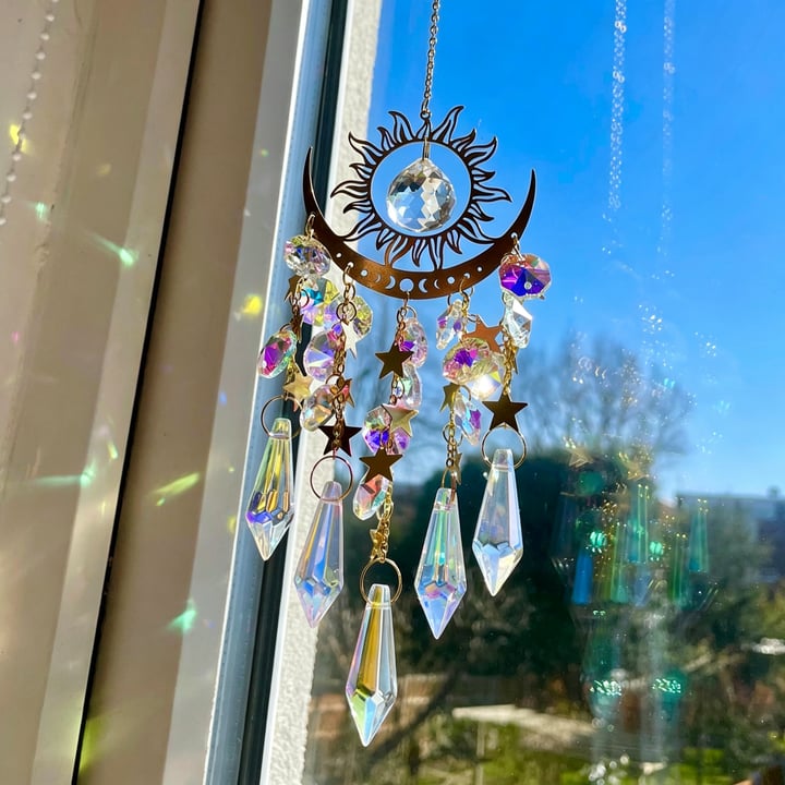 ✨Crystal Sun Catcher, lndoor Outdoor Decor for Window Bedroom Courtyard Garden☪️