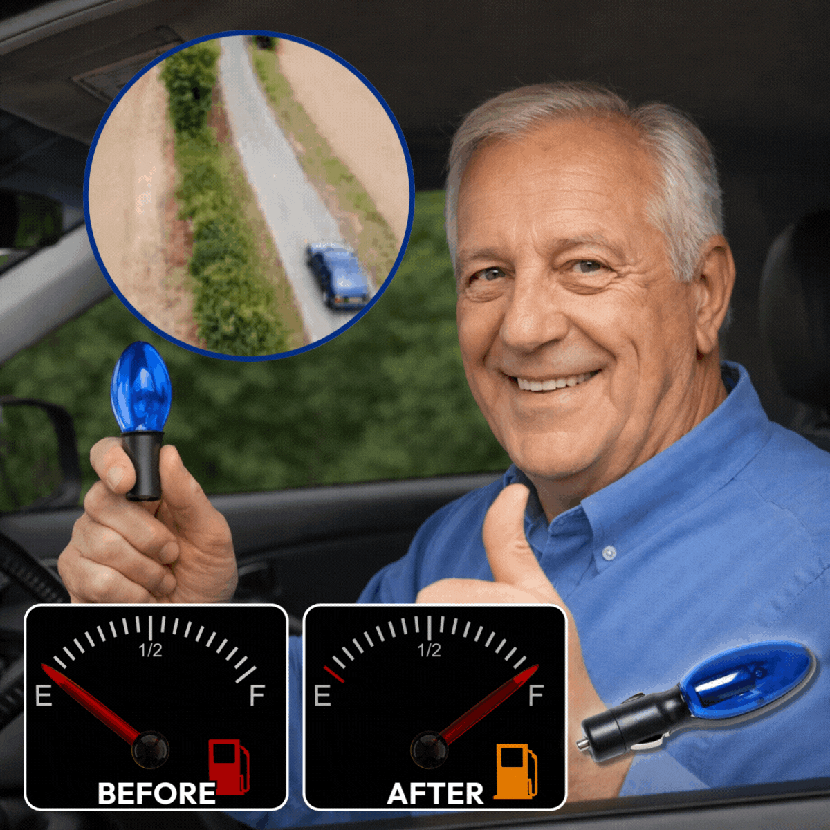 ⛽ Save 30% on fuel consumption, reduce exhaust emissions, lower engine carbon buildup, and improve engine performance. Upgraded car fuel saver.
