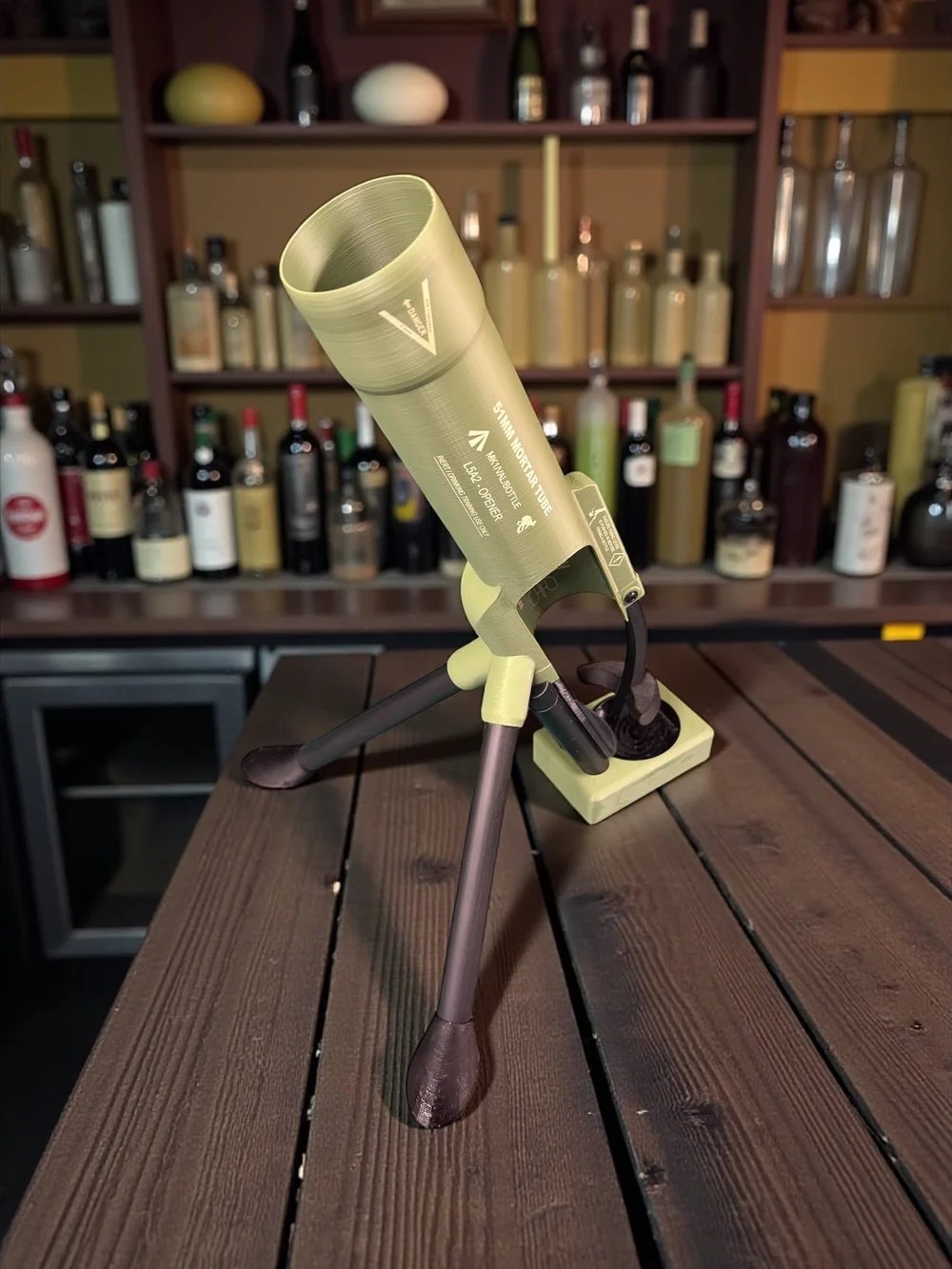 🚀 51mm Beer Bottle Mortar Bottle Opener 🍻Novelty Cap-Launching Desk & Bar Accessory🔥Buy 2 Free Shipping