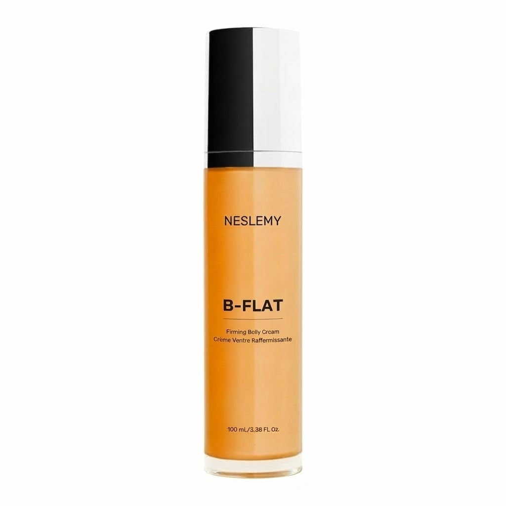 NESLEMY B-FLAT Belly Firming Cream.Smoothing away the wrinkles of time is more than just skincare. it's a gentle reshaping of the body.