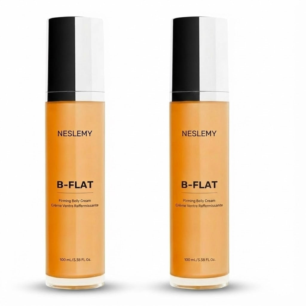 NESLEMY B-FLAT Belly Firming Cream.Smoothing away the wrinkles of time is more than just skincare. it's a gentle reshaping of the body.